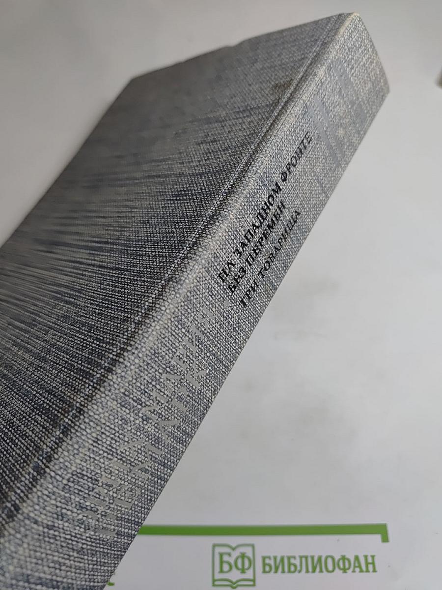 На Западном фронте без перемен. Три товарища