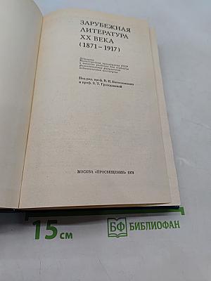 Зарубежная литература XX века (1871-1917)