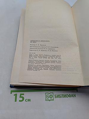Зарубежная литература XX века (1871-1917)