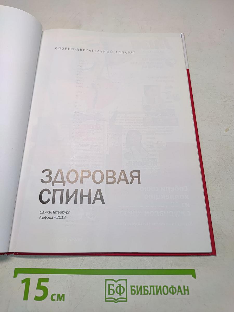 Здоровая спина. Опорно-двигательный аппарат