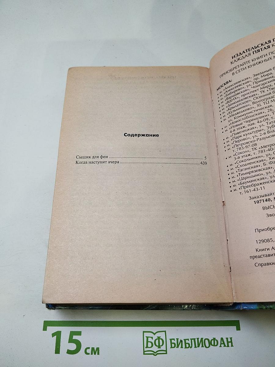 Сыщик для феи. Когда наступит вчера