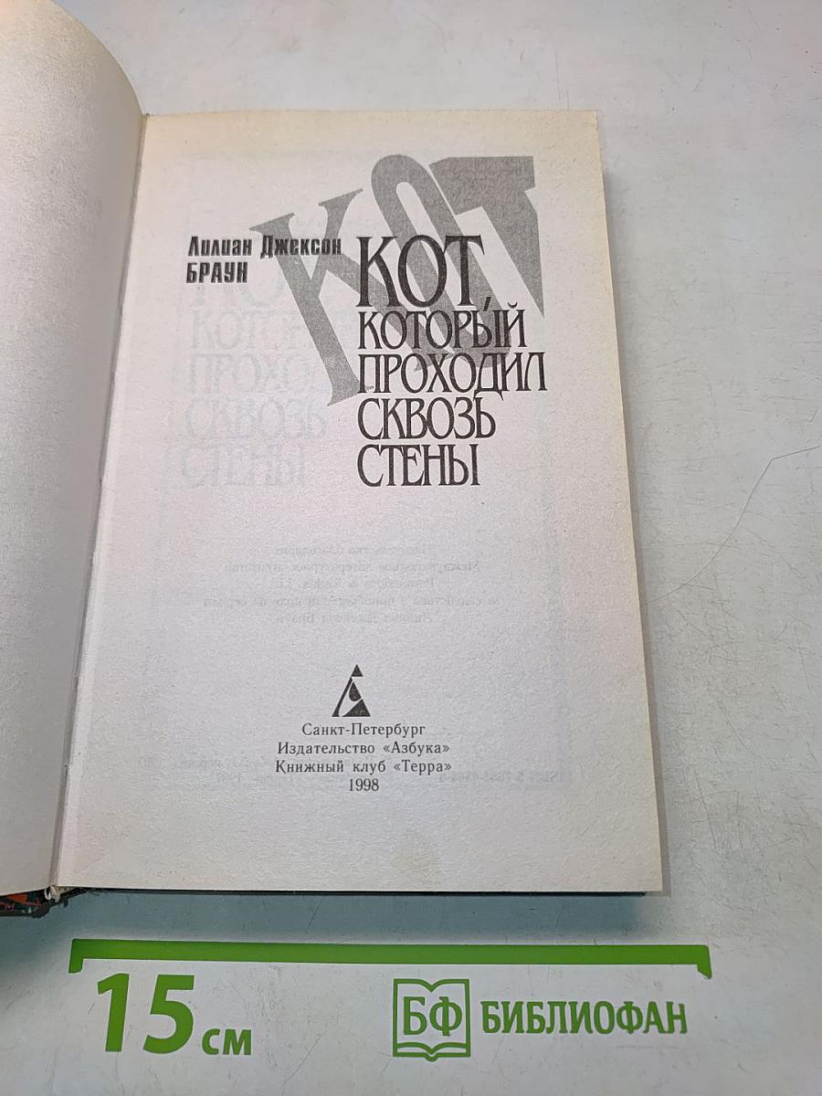 Кот, который проходил сквозь стены
