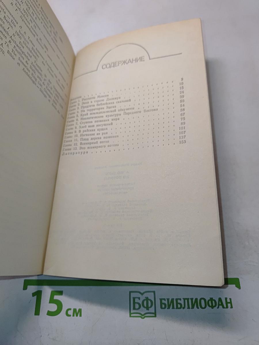 А что было до потопа?