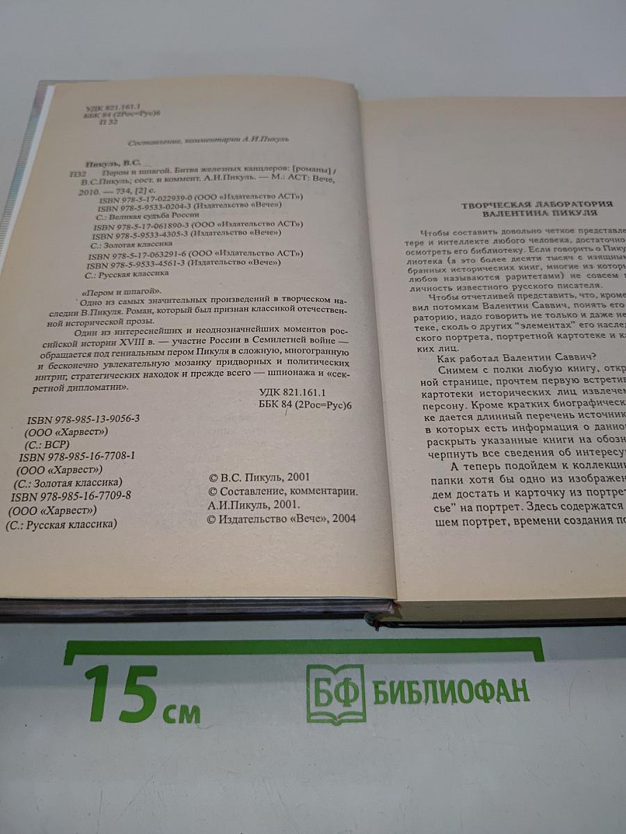 Пером и шпагой. Битва железных канцлеров