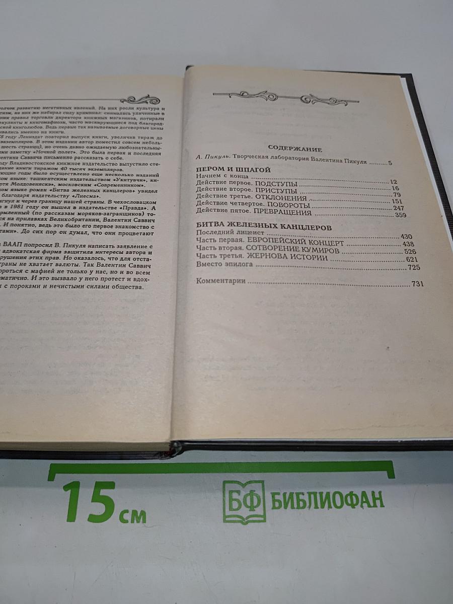 Пером и шпагой. Битва железных канцлеров