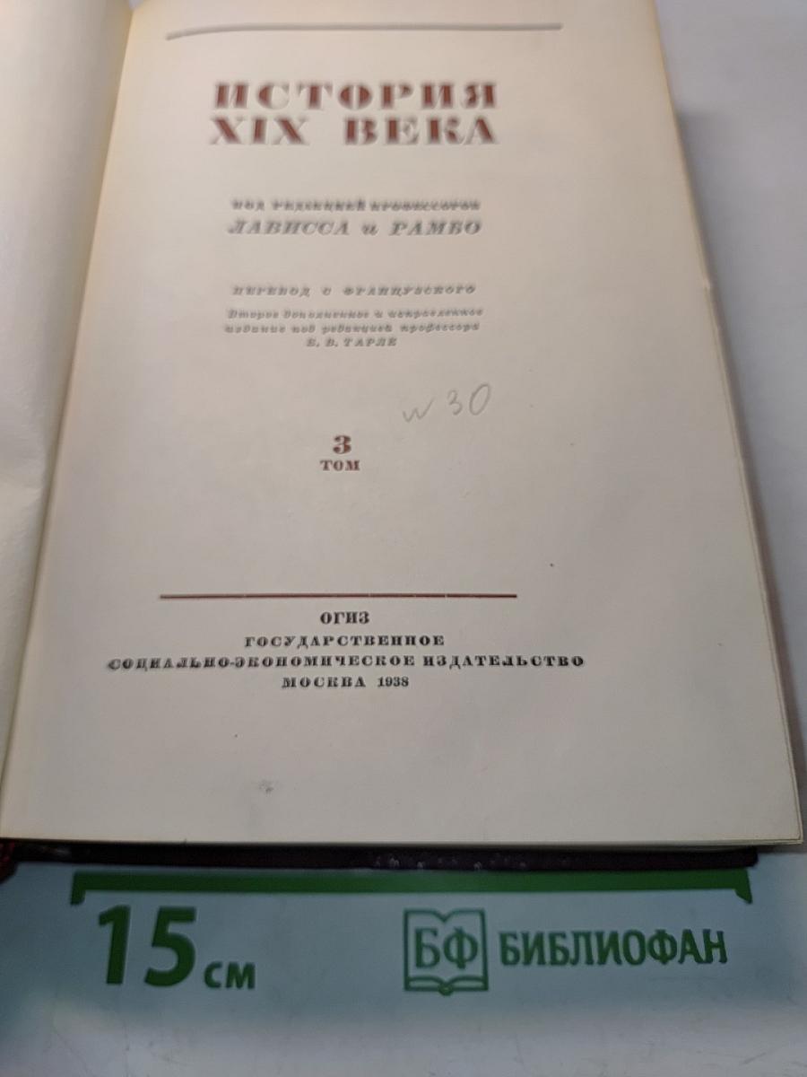 История XIX века. Том 3