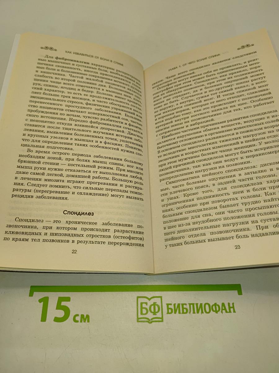 Как избавиться от боли в спине