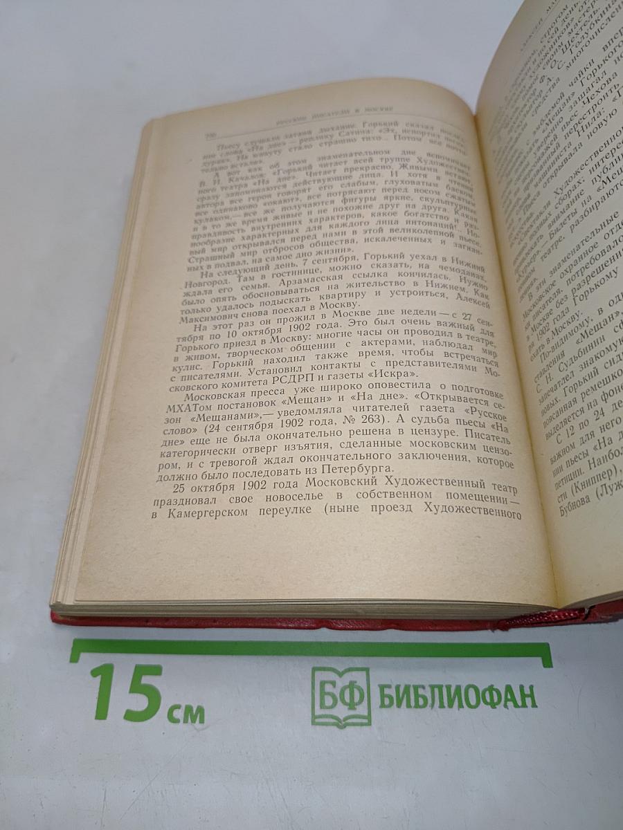 Русские писатели в Москве