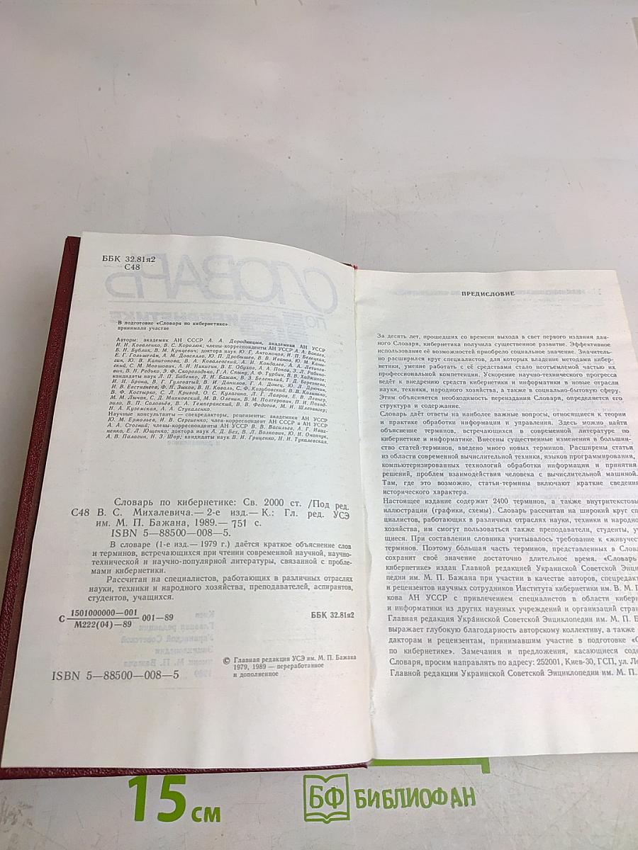 Словарь по кибернетике