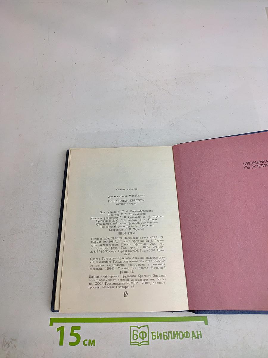 По законам красоты. Школьник об эстетике