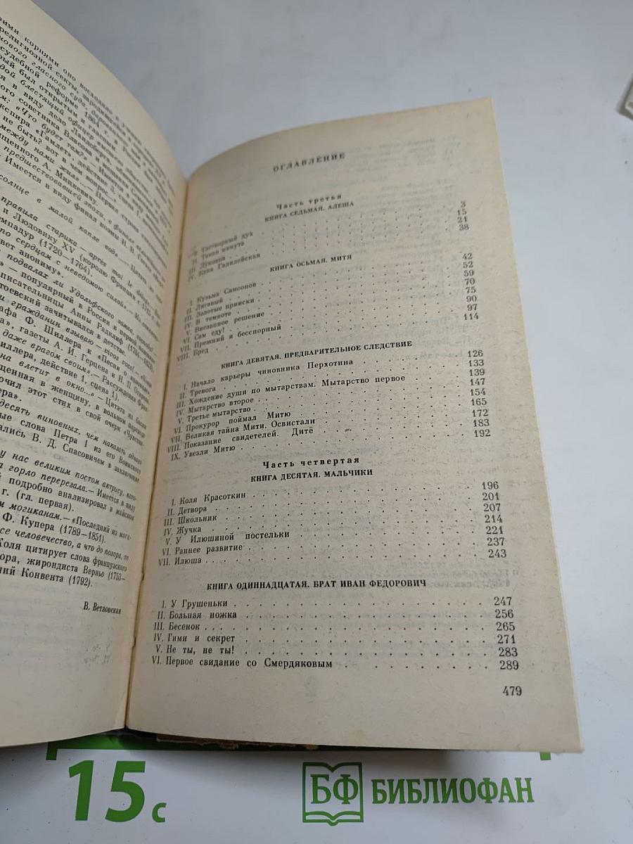 Братья Карамазовы. Части третья и четвертая