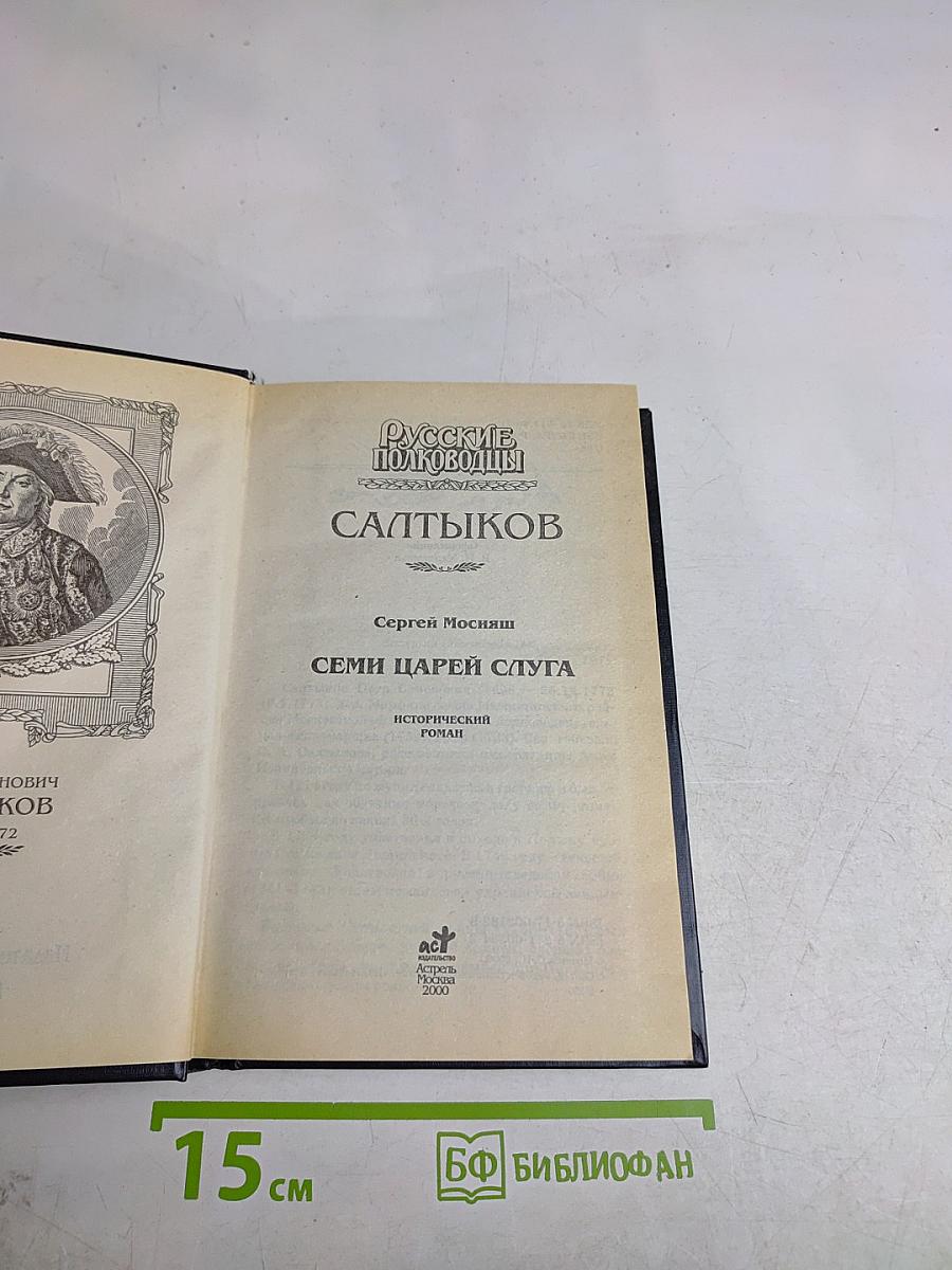 Салтыков. Семи царей слуга. Исторический роман. Русские полководцы