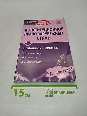 Конституционное право зарубежных стран в таблицах и схемах