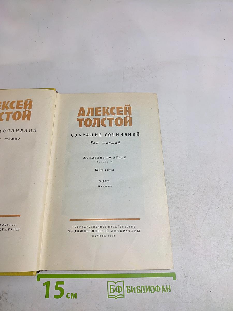 Собрание сочинений. Том шестой. Хождение по мукам. Книга третья