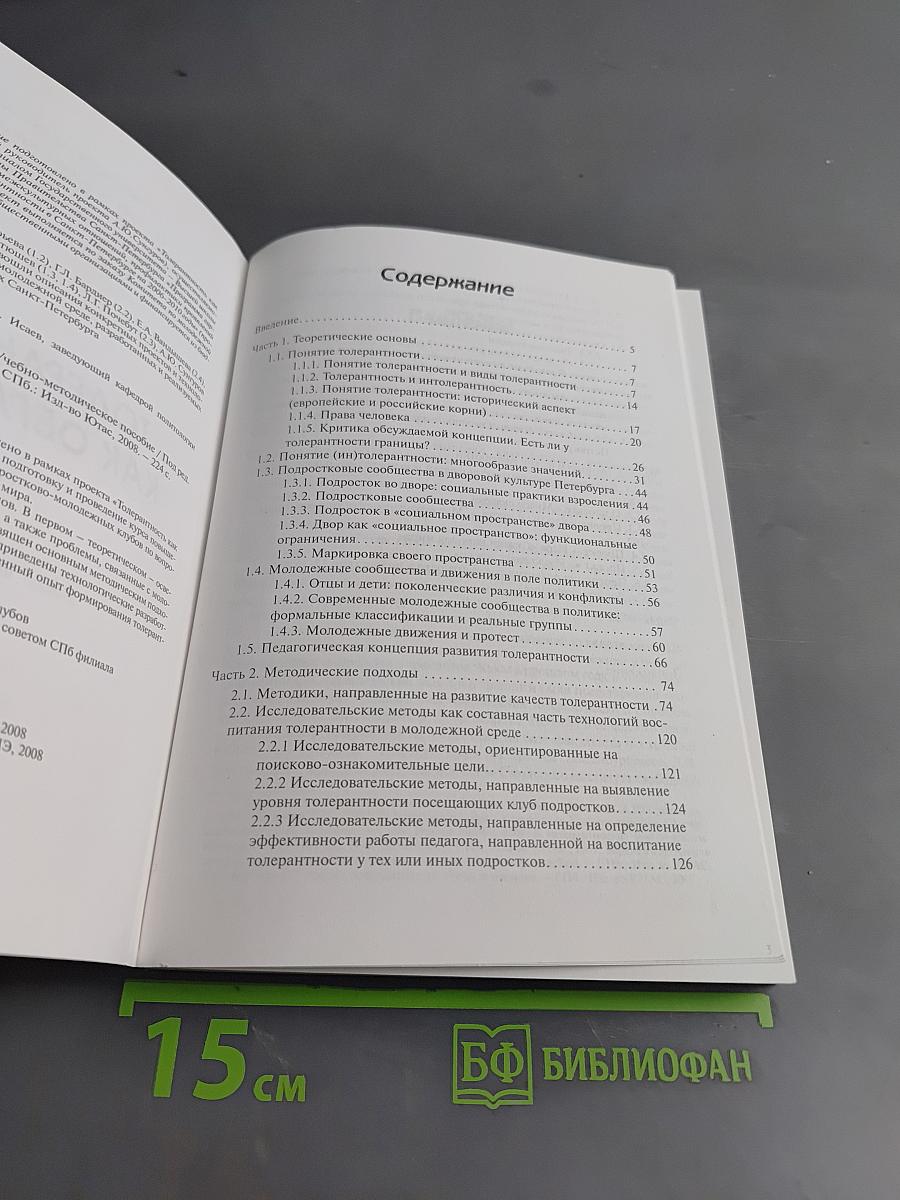 Толерантность как образ жизни