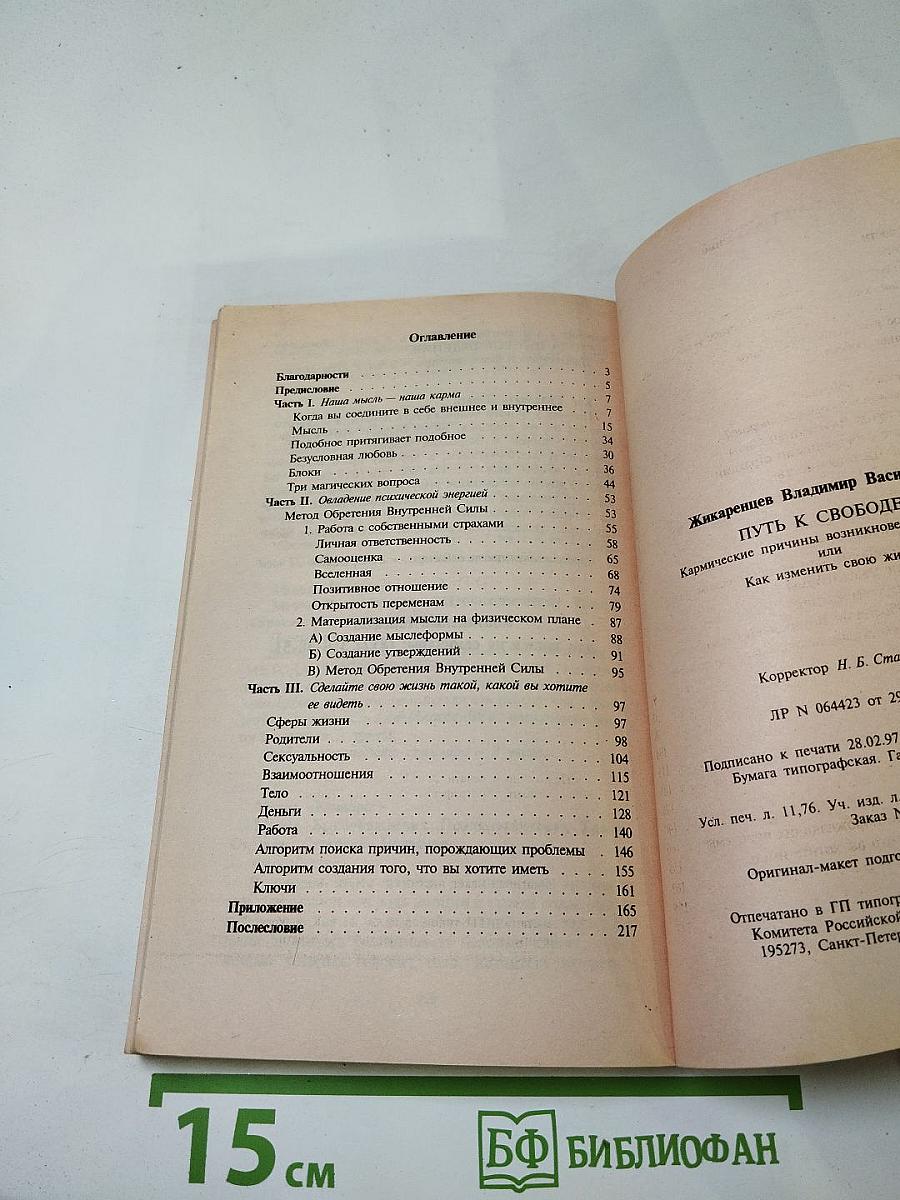 Путь к свободе: Кармические причины возникновения проблем или Как изменить свою жизнь