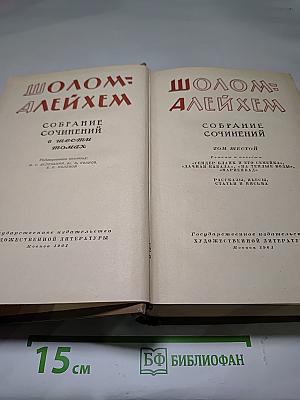 Собрание сочинений. Том Шестой