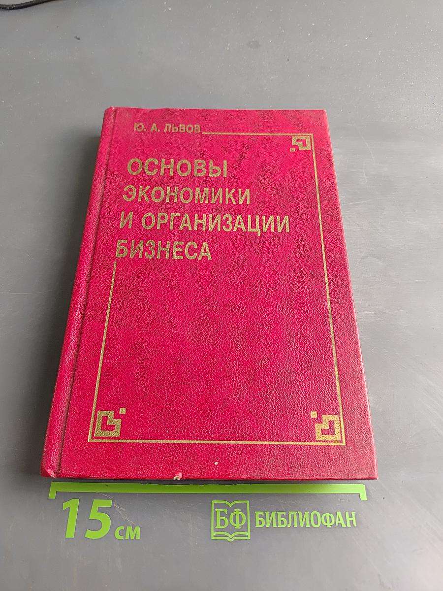 Основы экономики и организации бизнеса