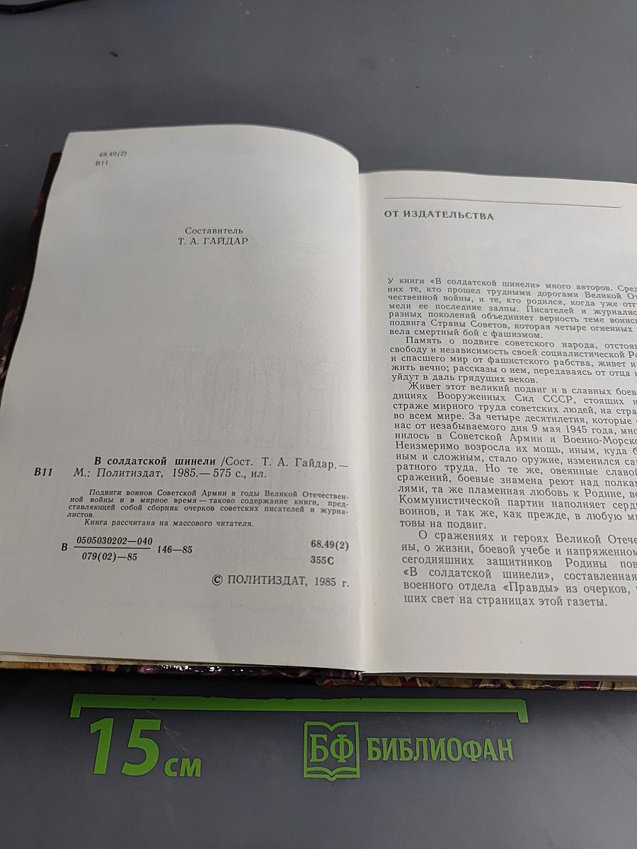 В солдатской шинели