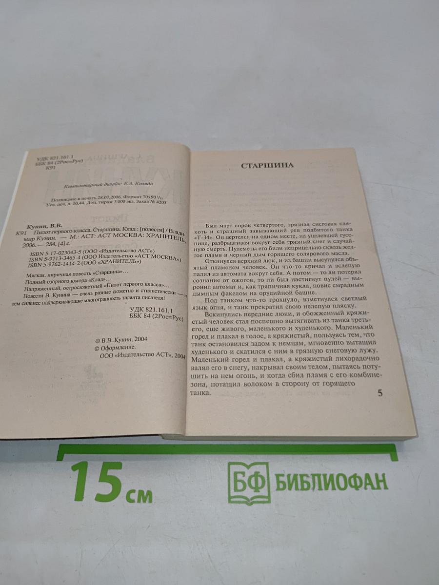 Пилот первого класса. Старшина. Клад