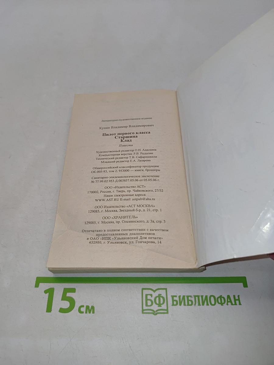 Пилот первого класса. Старшина. Клад