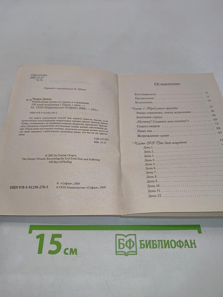Избавляение души от страха и страданий. 100 дней исцеления