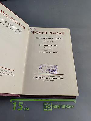 Собрание сочинений. Том десятый. Очарованная душа. Том первый. Смерть одного мира