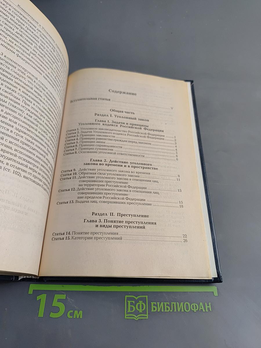 Комментарий к Уголовному кодексу Российской Федерации. Общая часть