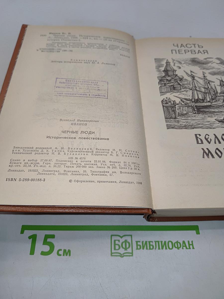 Черные люди. Историческое повествование