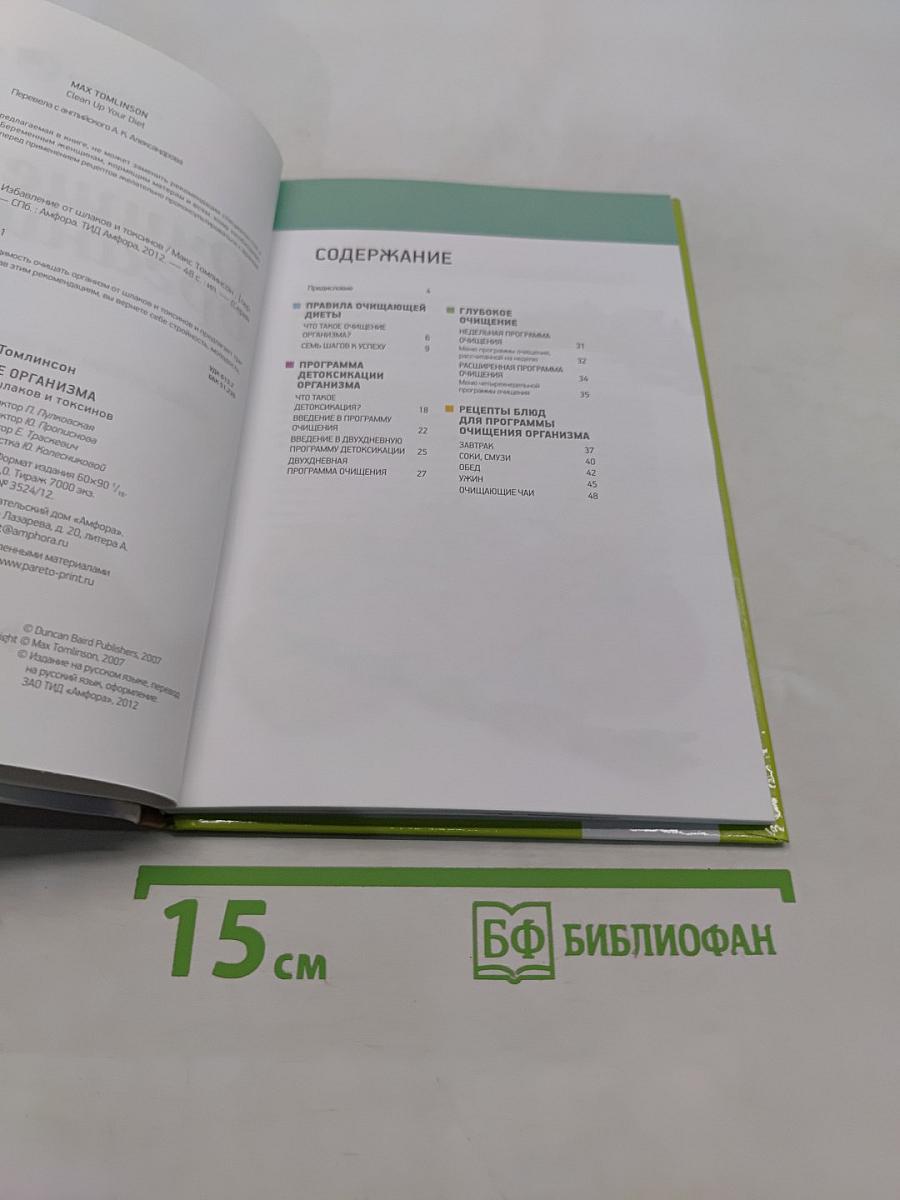 Очищение организма. Избавление от шлаков и токсинов