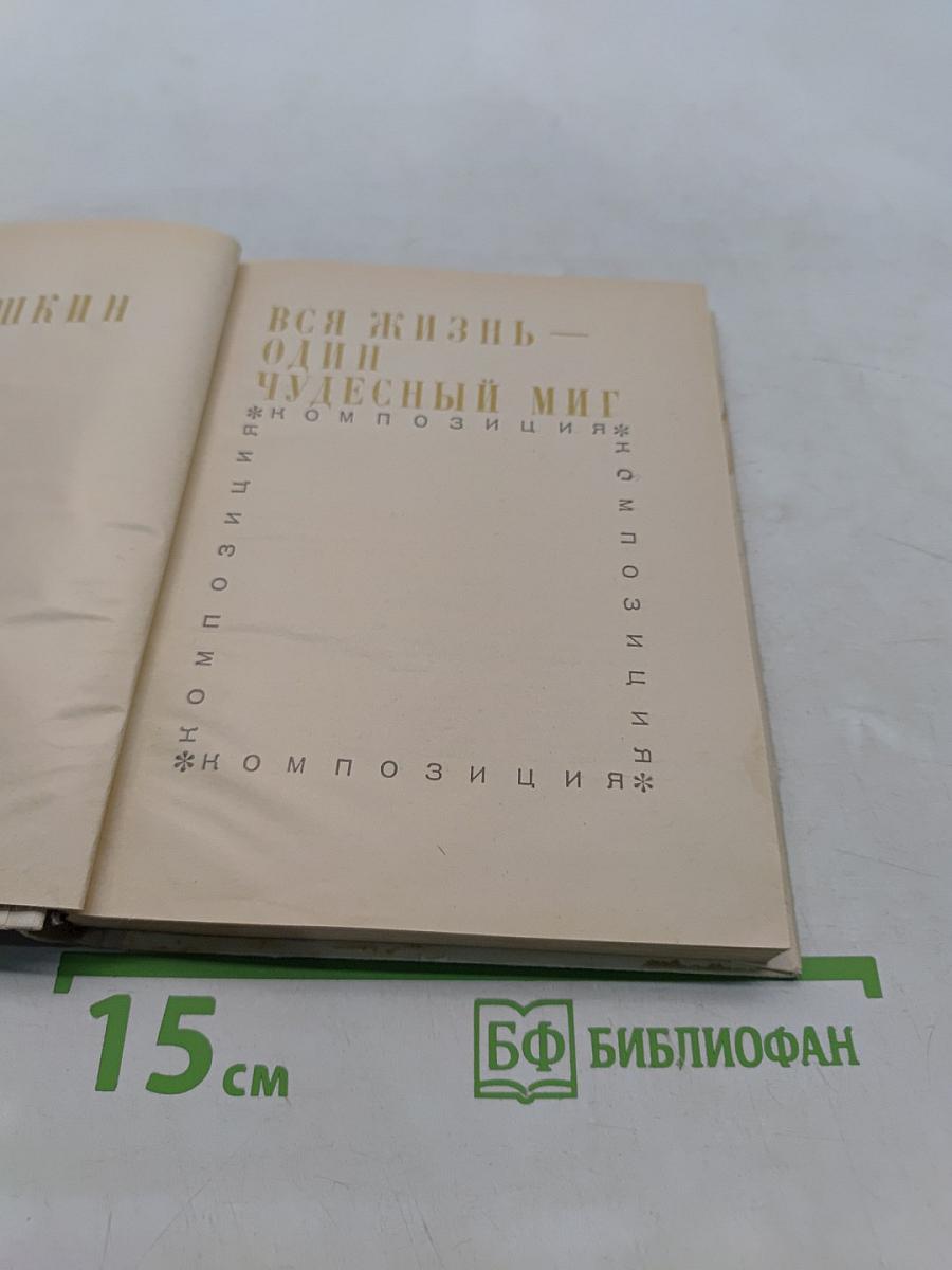 Вся жизнь — один чудесный миг