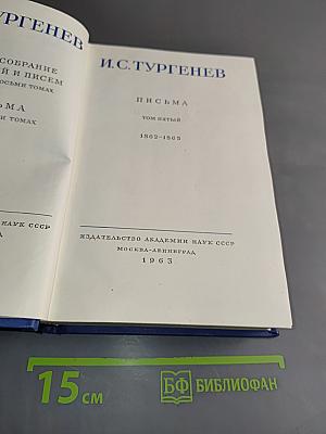 Письма. Том пятый. 1862-1865
