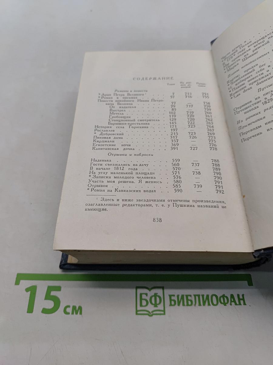 А.С. Пушкин. Художественная проза. Том шестой