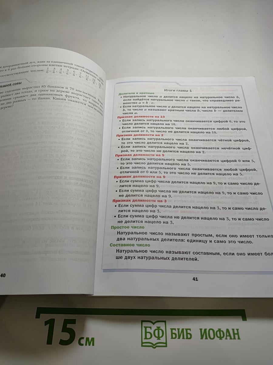 Математика 6 класс