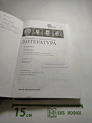 Литература. 8 класс. Часть 1