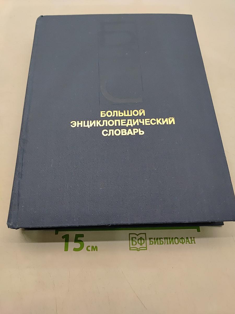 Большой энциклопедический словарь. Том 1