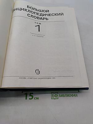 Большой энциклопедический словарь. Том 1