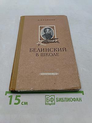 Белинский в школе
