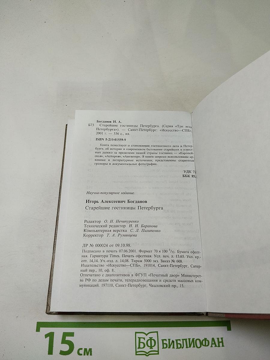 Старейшие гостиницы Петербурга