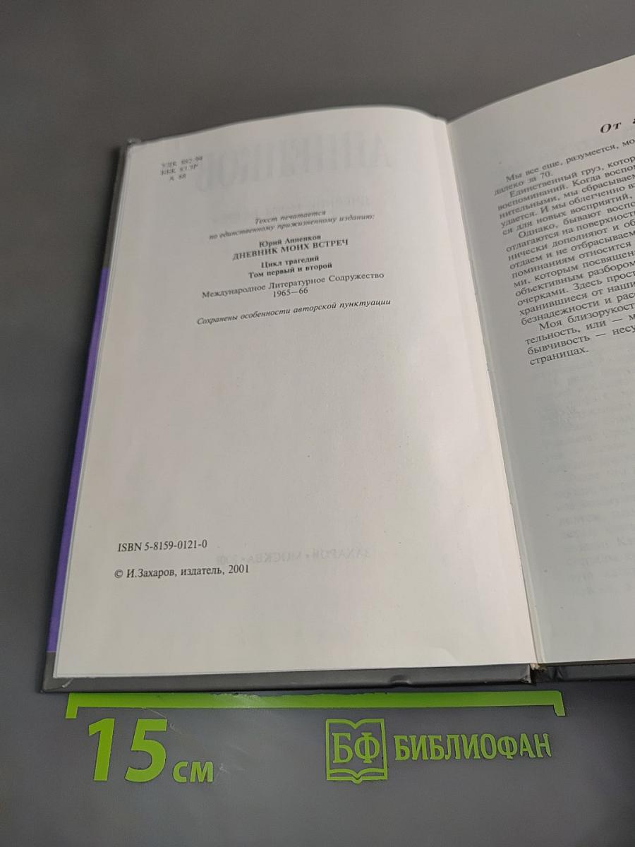 Дневник моих встреч