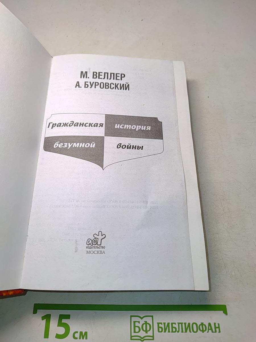 Гражданская история безумной войны