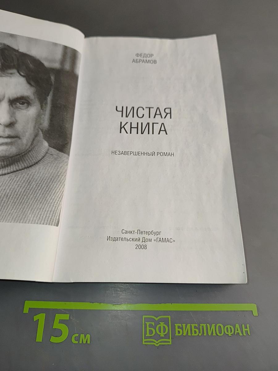 Чистая книга. Незавершенный роман