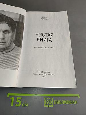 Чистая книга. Незавершенный роман