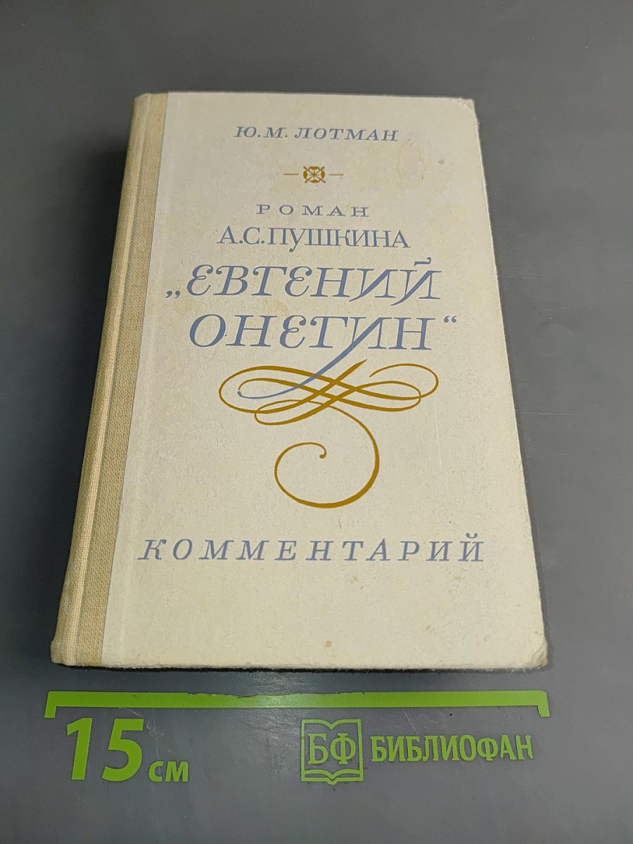 Евгений Онегин. Роман в стихах. Комментарий