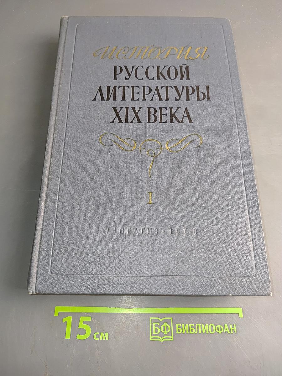 История русской литературы XIX века. Том I