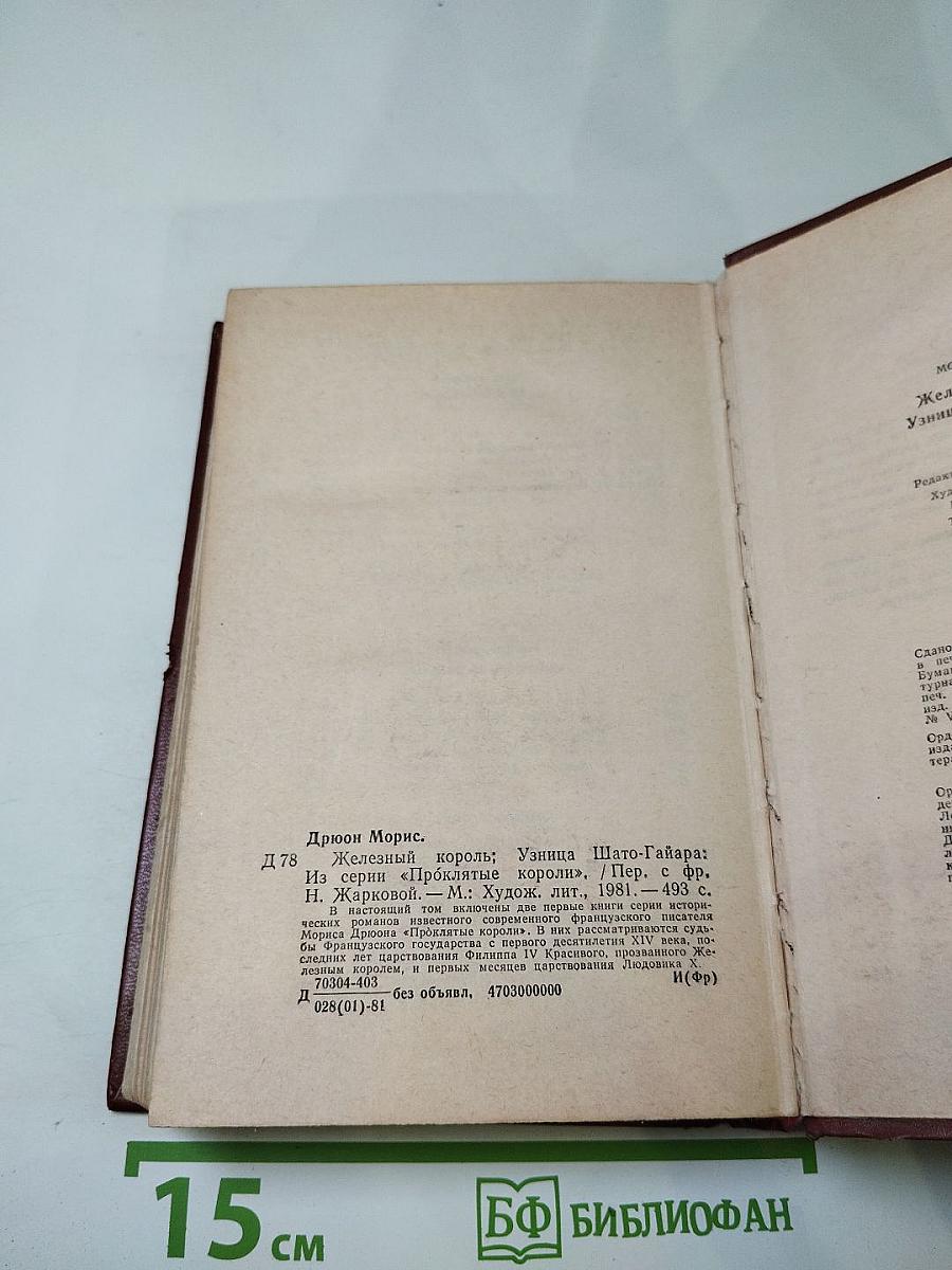 Железный король; Узница Шато-Гайара