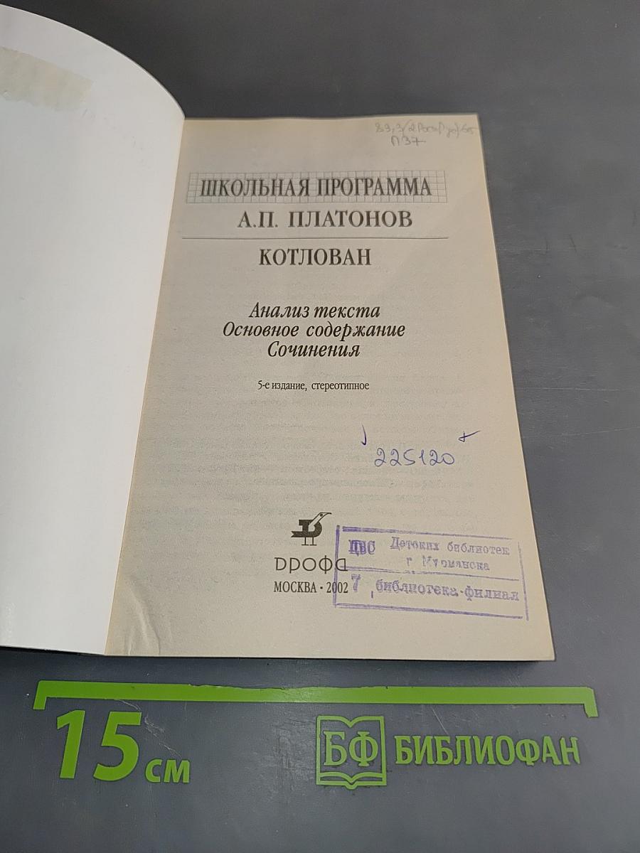 Котлован. Анализ текста. Основное содержание сочинения. Школьная программа