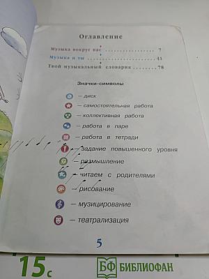 Музыка 1 класс