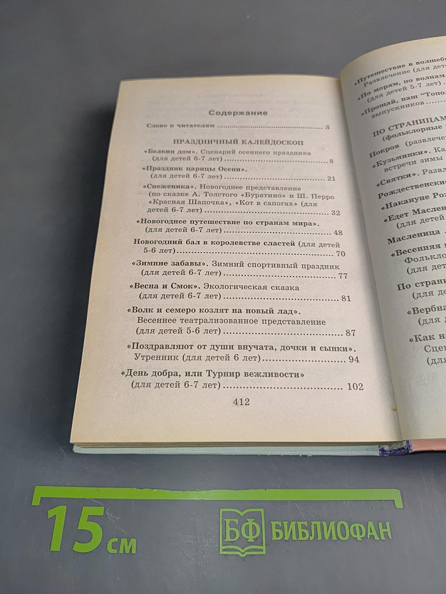 Праздник каждый день. Сценарии, пьесы, инсценировки, развлечения для детских садов