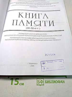 Книга памяти. Жертвы политических репрессий (30-50-е гг.)